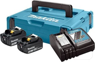 ZESTAW ZASILAJĄCY 18V MAKPAC 2*3.0AH BL1830B+DC18RC MAKITA OSPRZĘT