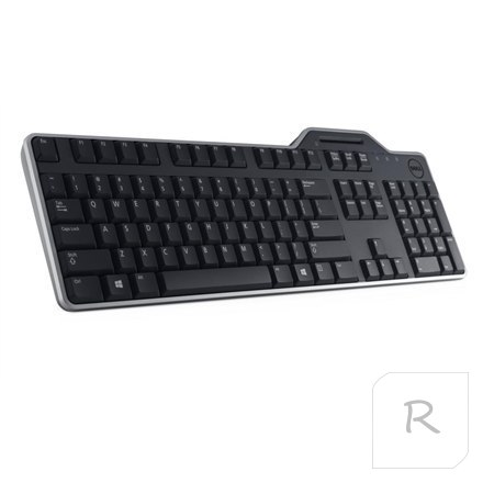 Dell KB813 Smartcard keyboard, Wired, Keyboard layout Estonian, USB, Black