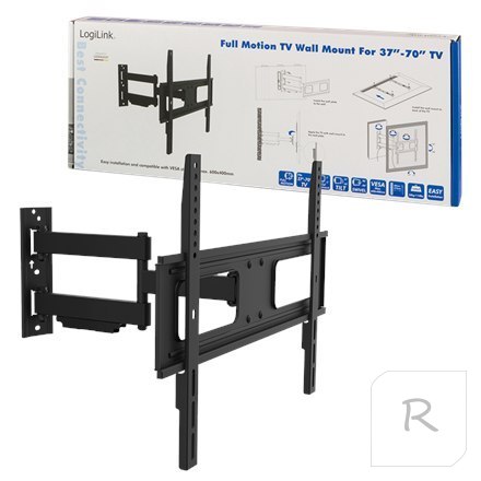 Logilink BP0019 TV Wall mount, 37""-70"", tilt +10°-20°,swievel +-90°, 473mm Logilink | Wall Mount | BP0019 | 37-70 "" | Maximum