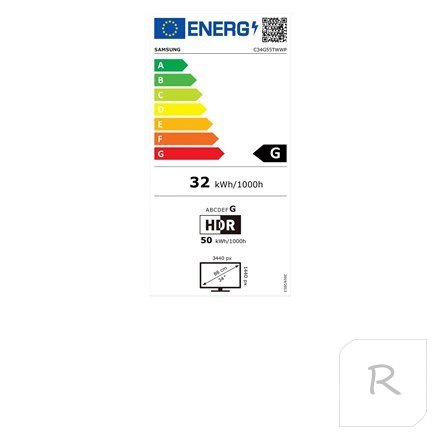 Samsung | LC34G55TWWPXEN | 34 "" | VA | UWQHD | 21:9 | 1 ms | 250 cd/m² | Black | HDMI ports quantity 1 | 165 Hz