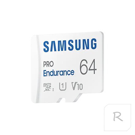 Samsung | PRO Endurance | MB-MJ64KA/EU | 64 GB | MicroSD Memory Card | Flash memory class U1, V10, Class 10 | SD adapter