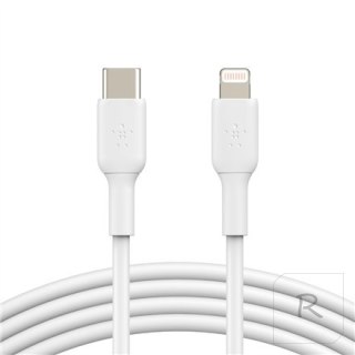 Belkin | Male | Apple Lightning | Male | White | 24 pin USB-C | 1 m