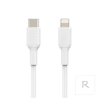 Belkin | Male | Apple Lightning | Male | White | 24 pin USB-C | 1 m