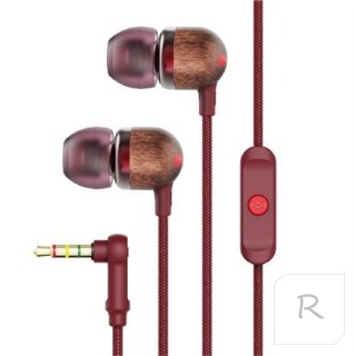 Marley | Earbuds | Smile Jamaica | Built-in microphone | 3.5 mm | Red