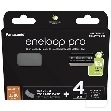 Panasonic | AA | 2500 mAh | 4 pc(s) | ENELOOP BK-3HCDEC4BE