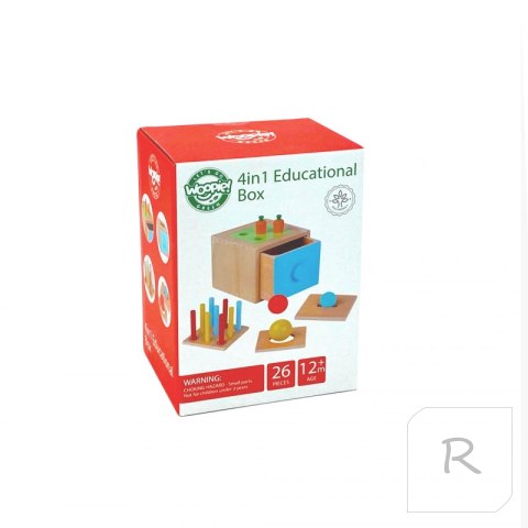 WOOPIE GREEN Drewniana Szuflada Edukacyjna Sorter Montessori