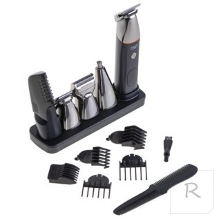 Adler | 5in1 Men's Grooming Kit | AD 2946 | Cordless | Number of length steps 4 | Black/Stainless Steel