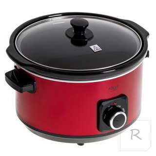 Adler | AD 6413r | Slow cooker | 290 W | 5.8 L | Number of programs 3 | Red