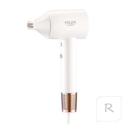 Adler Hair Dryer | SUPERSPEED AD 2272 | 1800 W | Number of temperature settings 3 | Ionic function | White