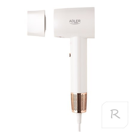 Adler Hair Dryer | SUPERSPEED AD 2272 | 1800 W | Number of temperature settings 3 | Ionic function | White