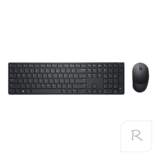 Dell KM5221W Pro | Keyboard and Mouse Set | Wireless | Ukrainian | Black | 2.4 GHz