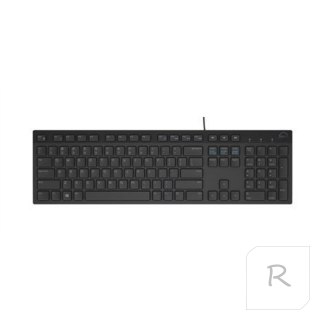 Dell Keyboard KB216 Multimedia Wired Ukrainian Black