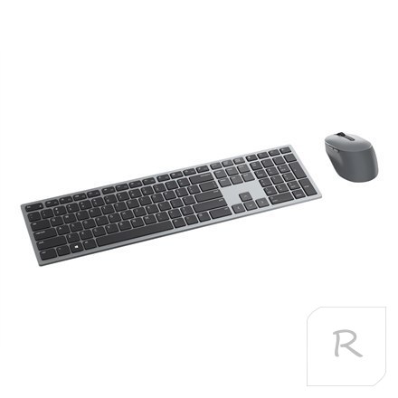 Dell Premier Multi-Device Keyboard and Mouse | KM7321W | Keyboard and Mouse Set | Wireless | Ukrainian | Titanium Gray | 2.4 GHz