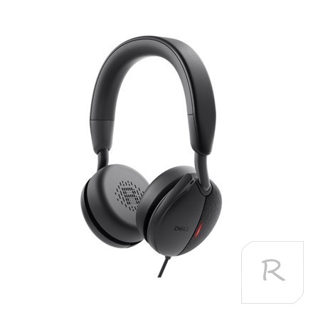 Dell | Pro Wired On-Ear Headset | WH5024 | Built-in microphone | ANC | USB Type-A | Black