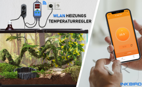 Inkbird ITC-306t-WIFI Termostat z kontrolą temperatury Wi-Fi Ogrzewanie