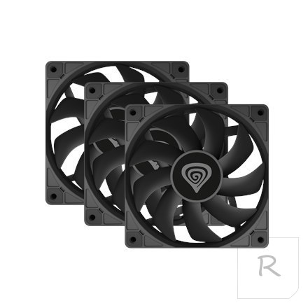 Genesis | Oxal 120 | Black | Case fan