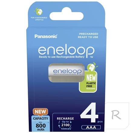 Panasonic | AAA | 800 mAh | 4 pc(s) | ENELOOP BK-4MCDE/4BE