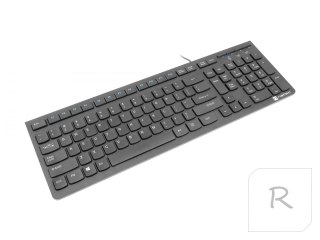 Natec | Keyboard | Discus 2 Slim | Standard | Wired | US | Black | USB 2.0 | 424 g | Numeric keypad