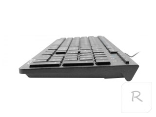 Natec | Keyboard | Discus 2 Slim | Standard | Wired | US | Black | USB 2.0 | 424 g | Numeric keypad