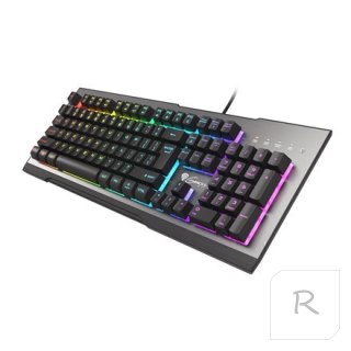 Genesis | Rhod 500 | Gaming keyboard | RGB LED light | US | Silver/Black | Wired | m