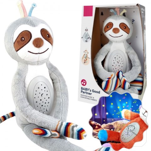 WOOPIE BABY Interaktywna Przytulanka Projektor 2w1 Usypiacz Lemur