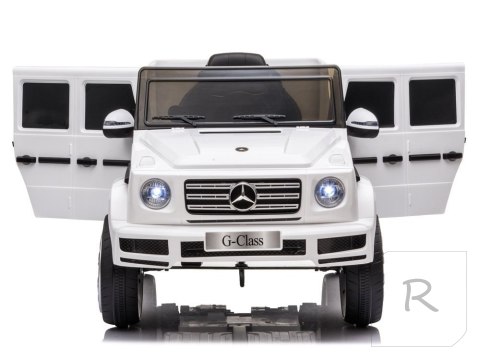 Samochód na akumulator Mercedes G500 biały