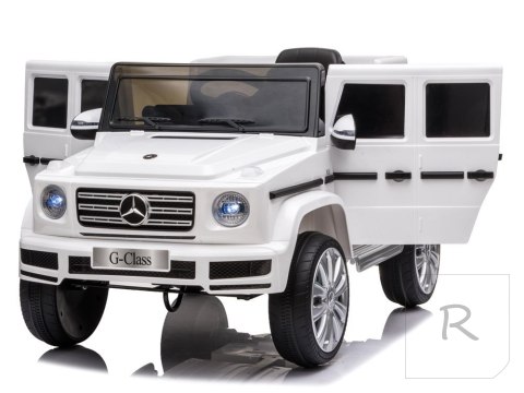 Samochód na akumulator Mercedes G500 biały