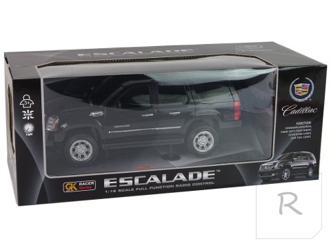 Auto Cadillac Escalade R/C Czarny Światła Dźwięk 1:16