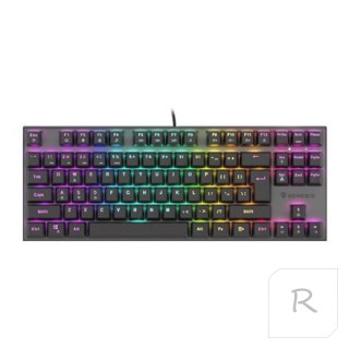 Genesis | THOR 303 TKL | Mechanical Gaming Keyboard | RGB LED light | US | Black | Wired | USB Type-A | 865 g | Replaceable "HOT