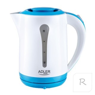 Kettle Adler | AD 1244 | Standard kettle | 2000 W | 2.5 L | Plastic | 360° rotational base | White