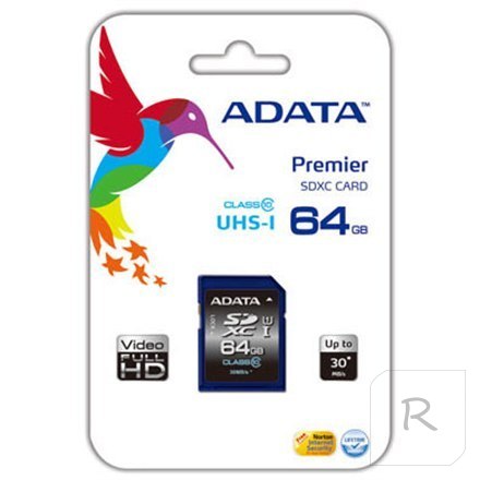 ADATA | Premier | 64 GB | SDHC | Flash memory class 10 | No