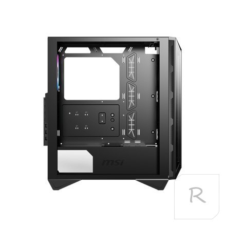 MSI MPG GUNGNIR 110R PC Case, Mid-Tower, USB 3.2, Black | MSI | MPG GUNGNIR 110R | Black | ATX | Power supply included No