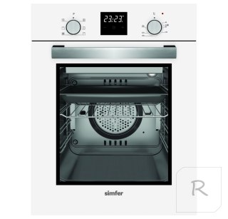 Simfer | 4207BERBB | Oven | 47 L | Multifunctional | Manual | Pop-up knobs | Width 45 cm | White