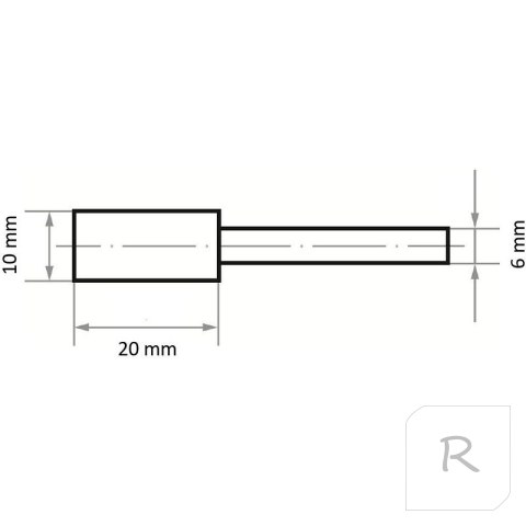 ŚCIERNICA TRZPIENIOWA MK 46 N V10 10*20*6