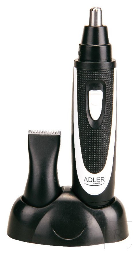 Adler AD 2822 Hair clipper + trimmer, 18 hair clipping lengths, Thinning out function, Stainless steel blades, Black