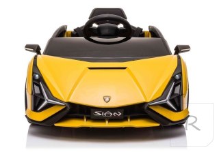 Auto na akumulator Lamborghini Sian Żółty