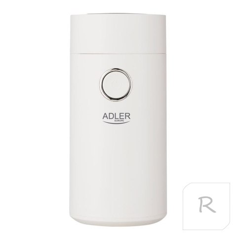 Adler | AD4446wg | Coffee grinder | 150 W | Coffee beans capacity 75 g | Lid safety switch | Number of cups pc(s) | White