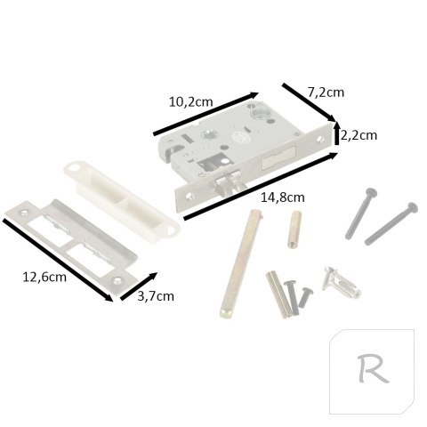 Zamek elektroniczny do drzwi klamka na kod odcisk palca bluetooth