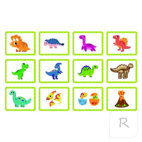 TOOKY TOY Układanka Magnetyczna Dinozaury Puzzle