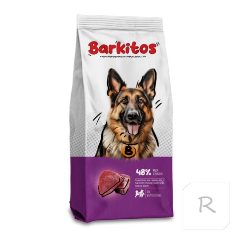 Barkitos wołowina z ryżem 18 kg