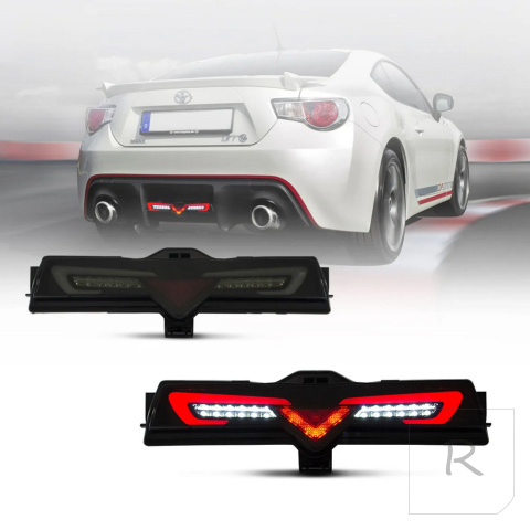 ŚWIATŁO PRZECIWMGIELNE LCI LED TOYOTA GT86 SUBARU BRZ 12+ CZARNE DYMIONE