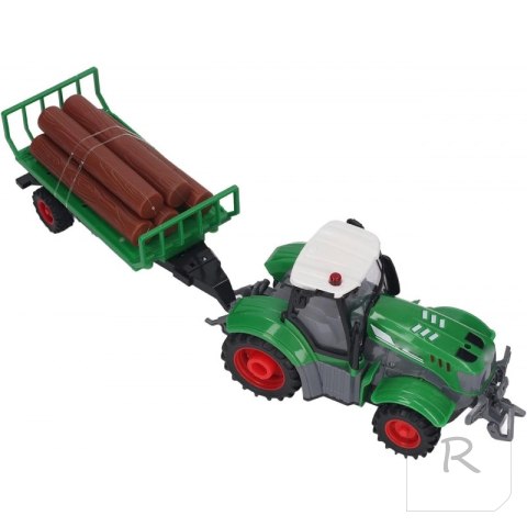 WOOPIE Traktor z Przyczepą na Pilota Sterowany RC - Skala 1:24