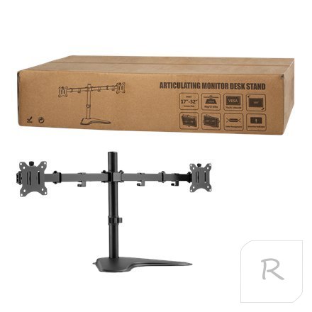 Logilink | Desk Mount | Tilt, swivel, level adjustment, rotate | 17-32 "" | Maximum weight (capacity) 8 kg | Black