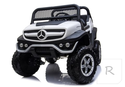 Auto na Akumulator Mercedes Unimog Biały