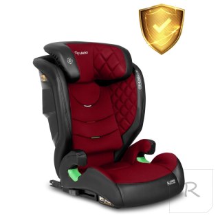 Fotelik samochodowy Nukido Louis czarno-czerwony 15-36 kg ISOFIX