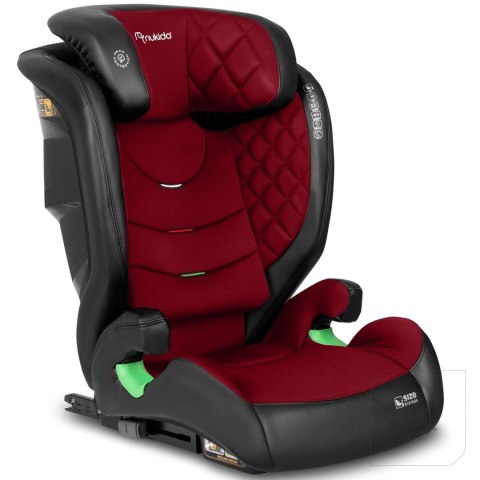 Fotelik samochodowy Nukido Louis czarno-czerwony 15-36 kg ISOFIX