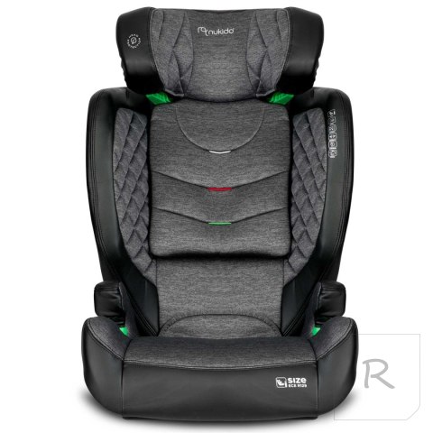 Fotelik samochodowy Nukido Louis czarno-szary 15-36 kg ISOFIX