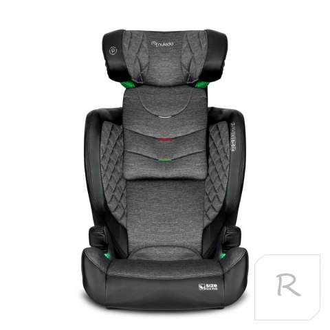 Fotelik samochodowy Nukido Louis czarno-szary 15-36 kg ISOFIX