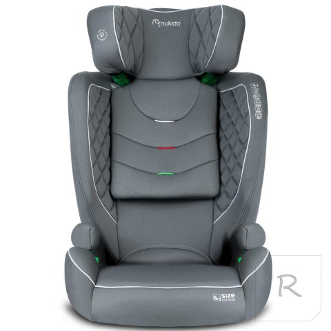 Fotelik samochodowy Nukido Louis szary 15-36 kg ISOFIX