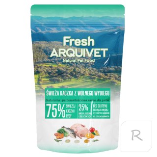 PRÓBKA ARQUIVET FRESH Półwilgotna karma dla psa kaczka z rybą oceaniczną 100g